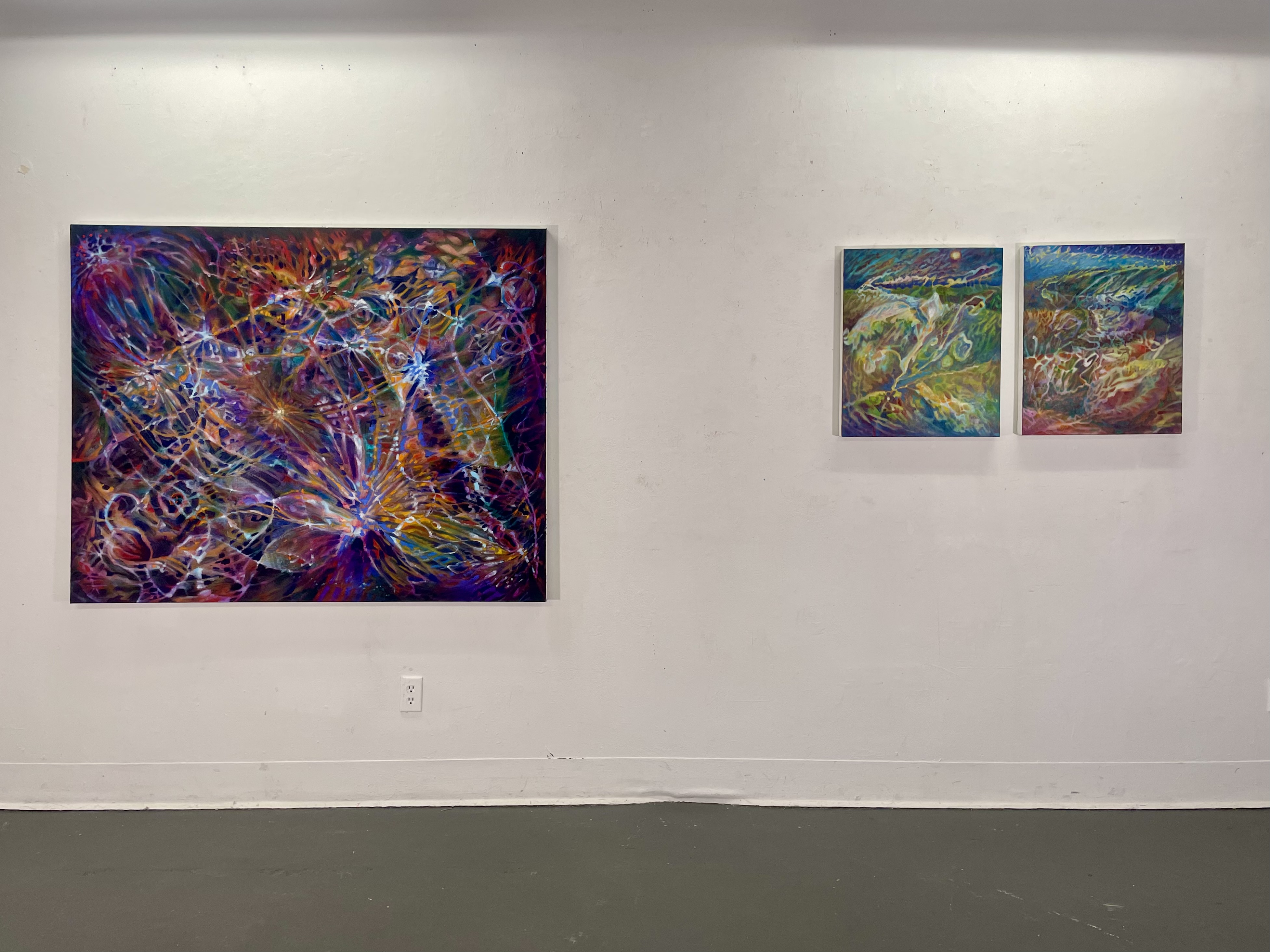 Installation View: Mutual Reception and Fern Flower
