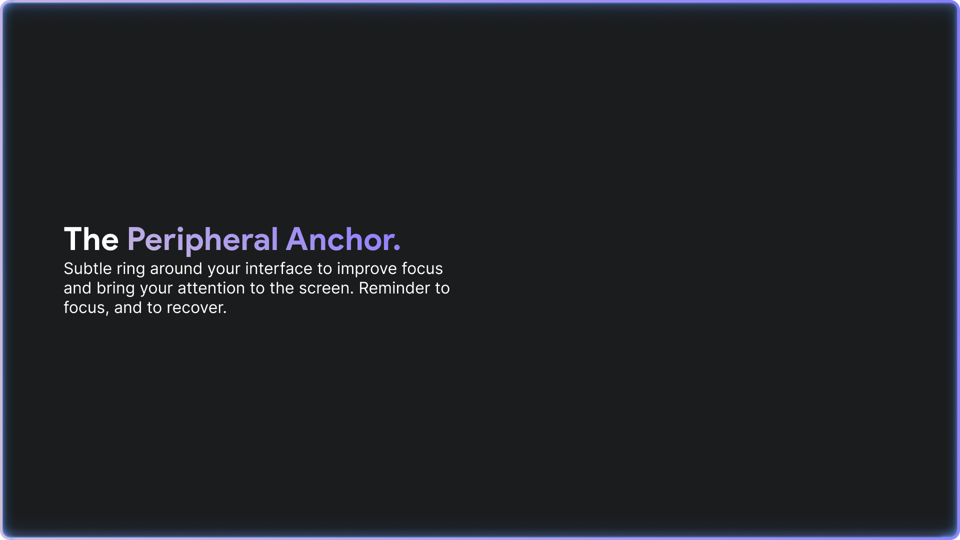 PAT Peripheral Anchor