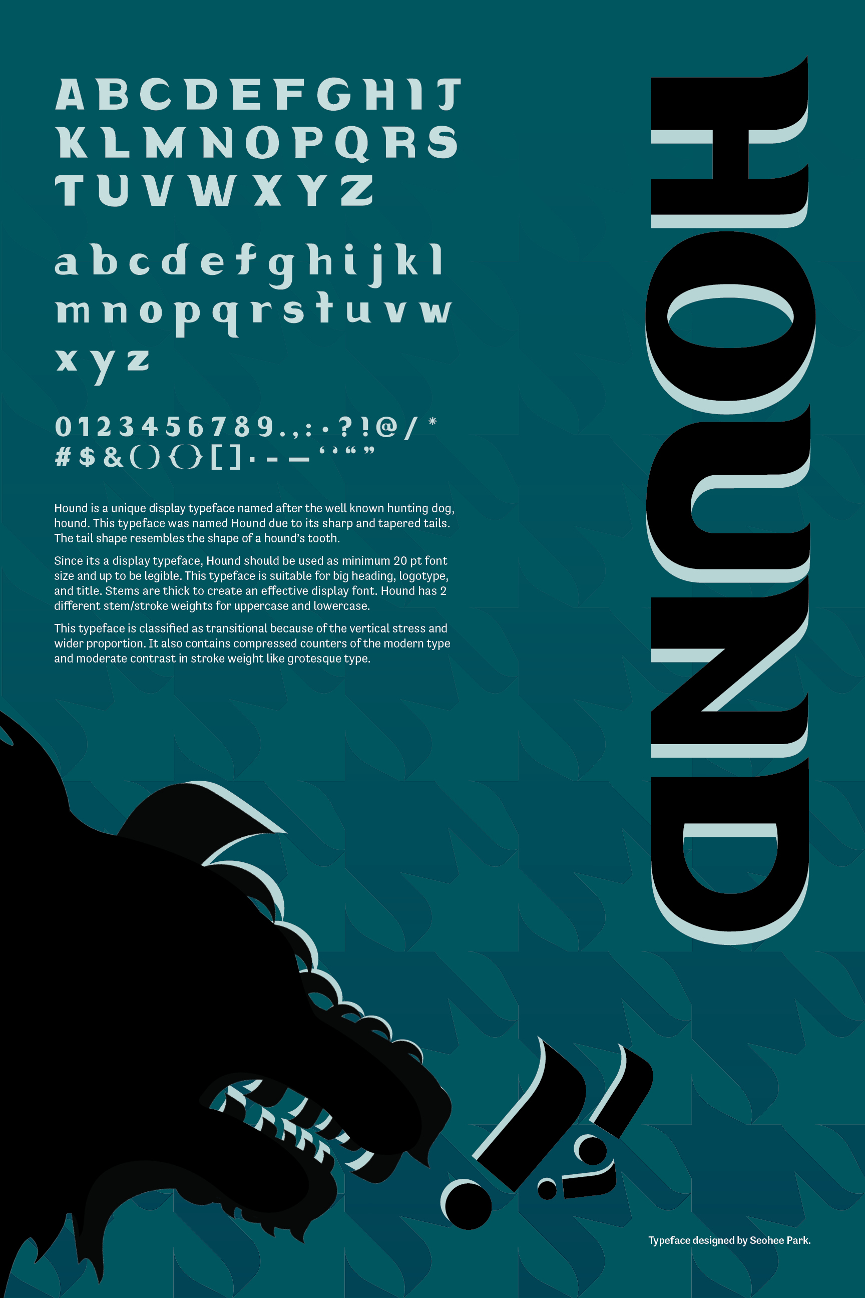 HOUND Typeface Poster