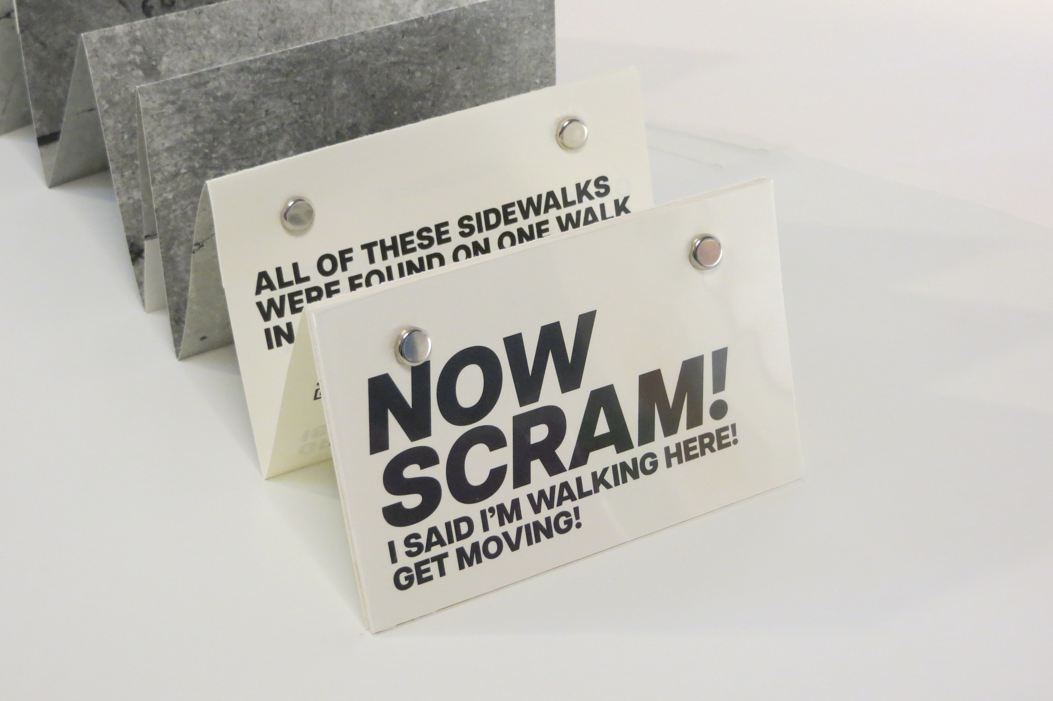 Hey!!! I'm Walking Here!