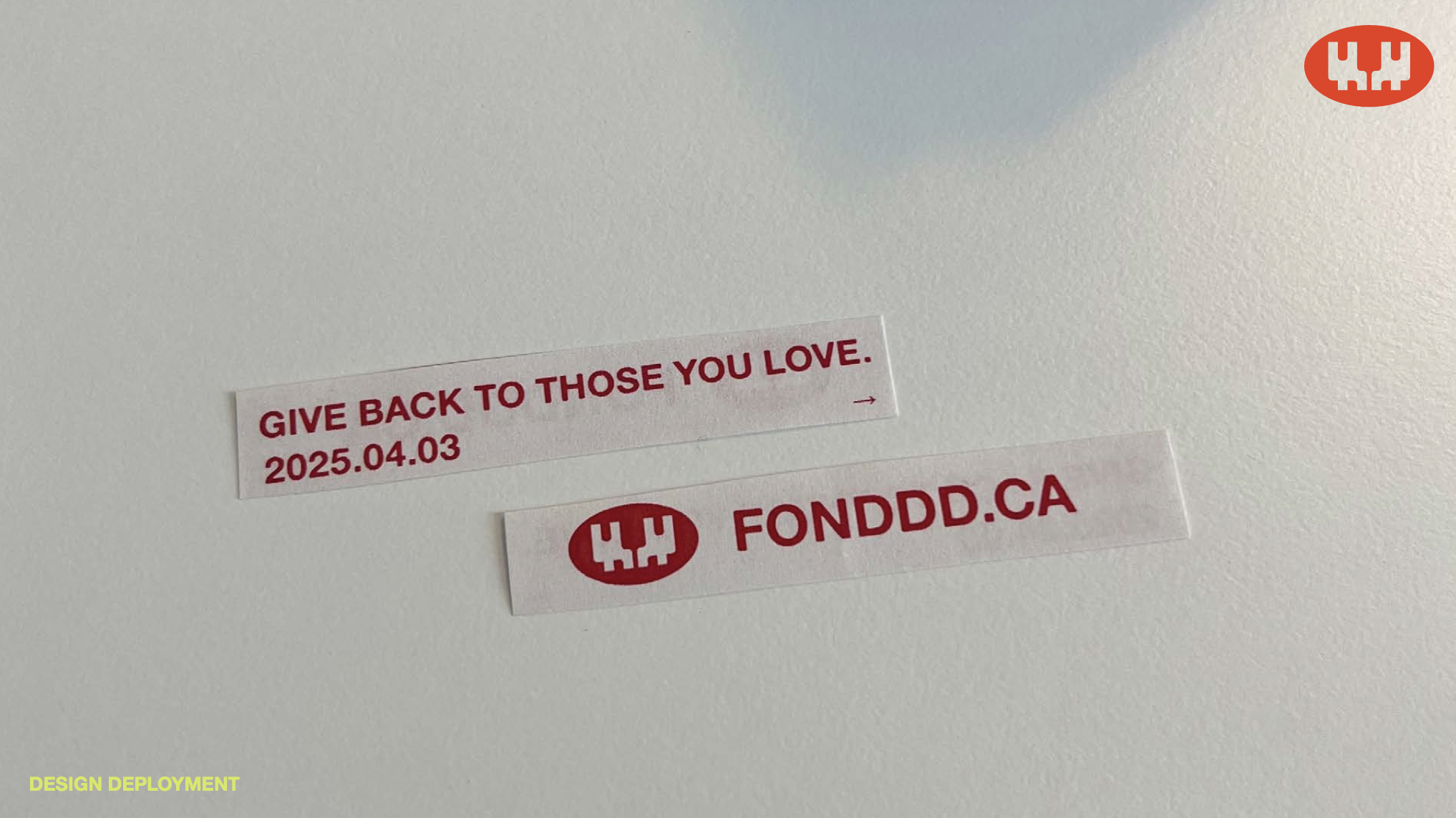 First Physical Piece of Promotion: Fortune Cookies