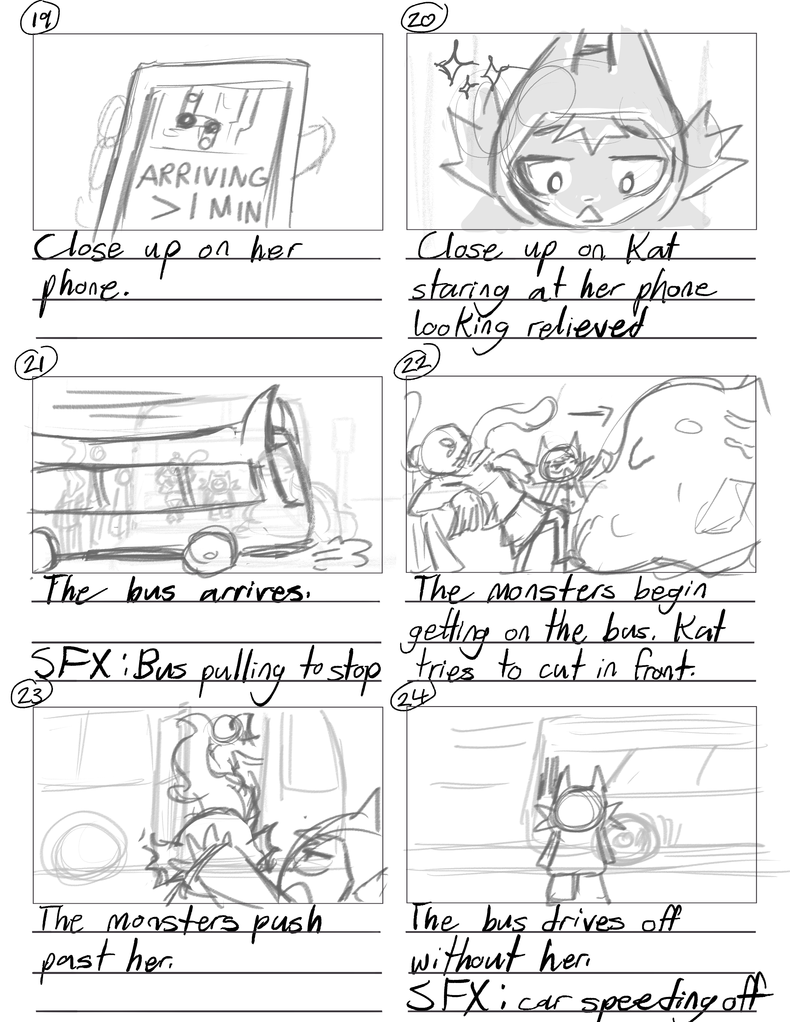 Devil's Regional Transit storyboard