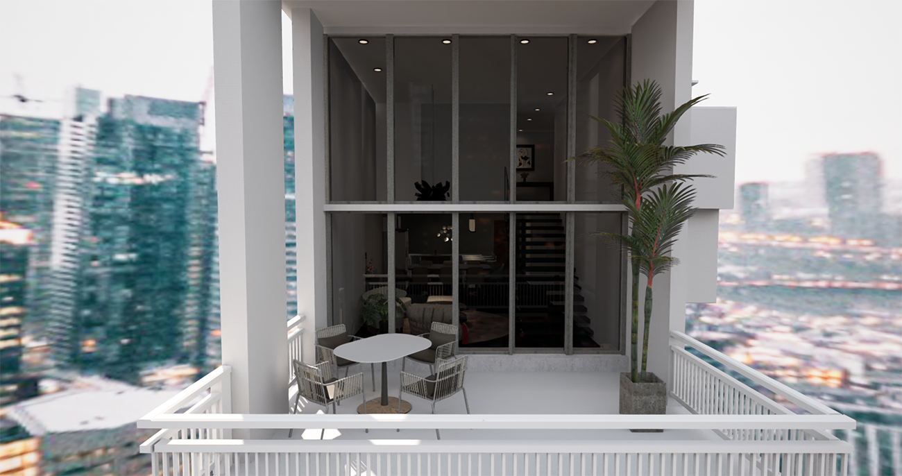 Residential Penthouse Condo - First Floor Balcony