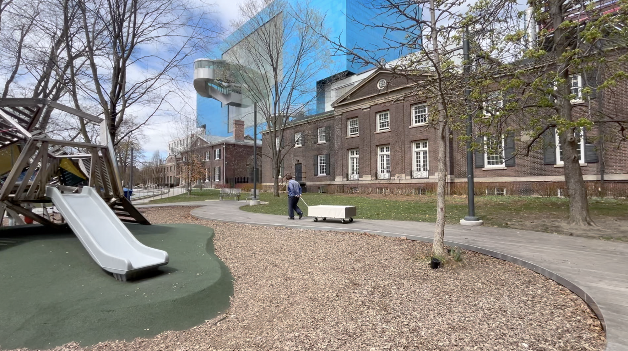 I'M TRYING TO TALK ABOUT GRIEF but with a swing a wagon and walking