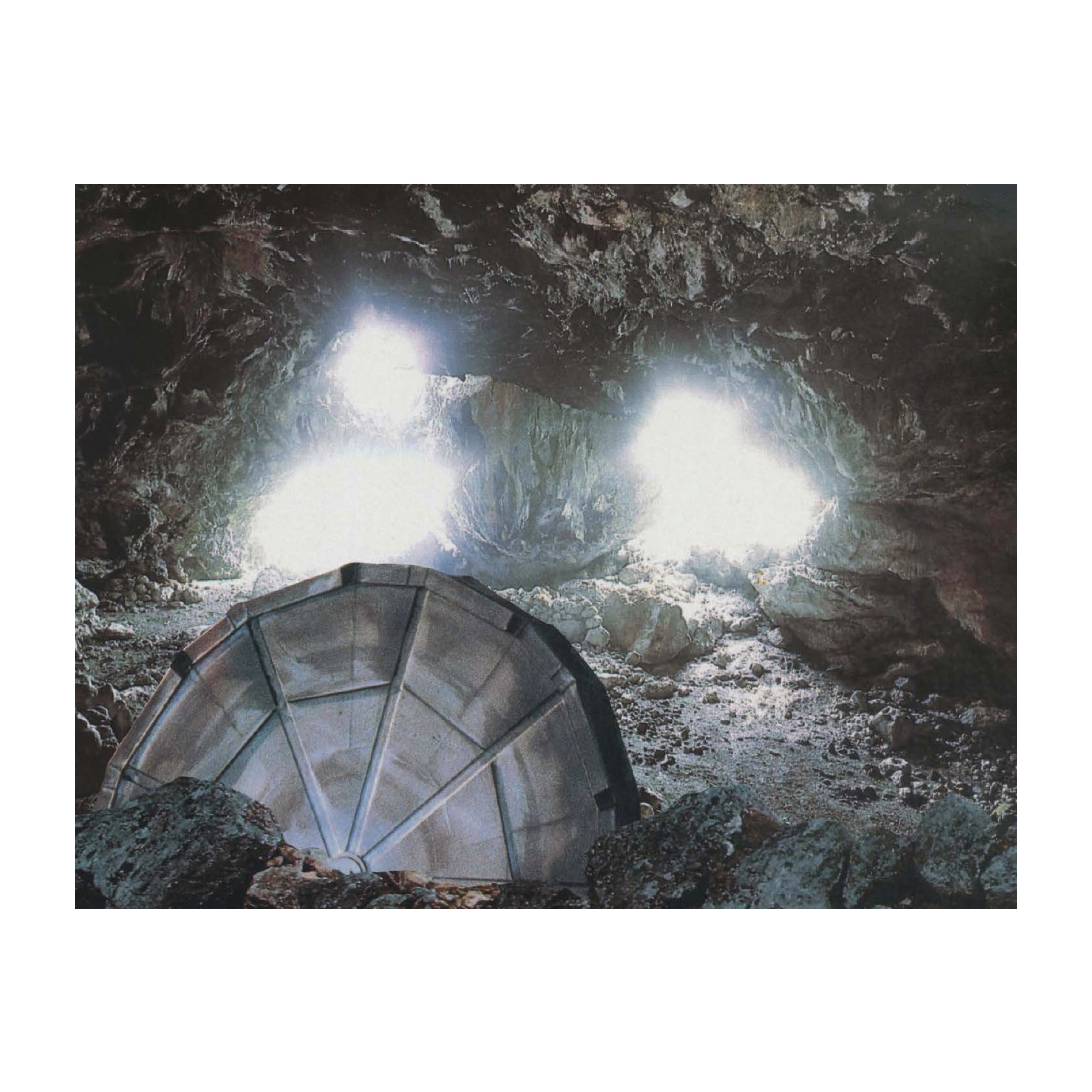 Communication Cave, 2019, Collage, 36 x 46