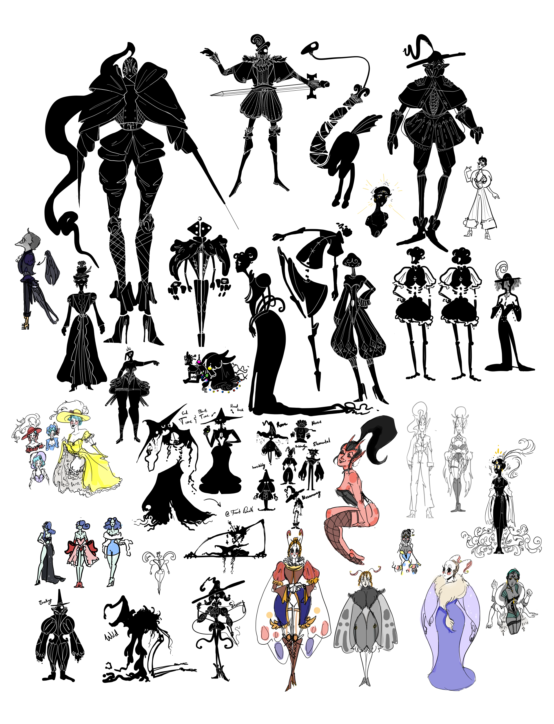 Character Silhouettes