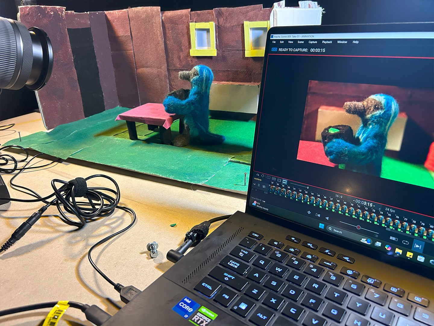 Flycatcher makes matcha