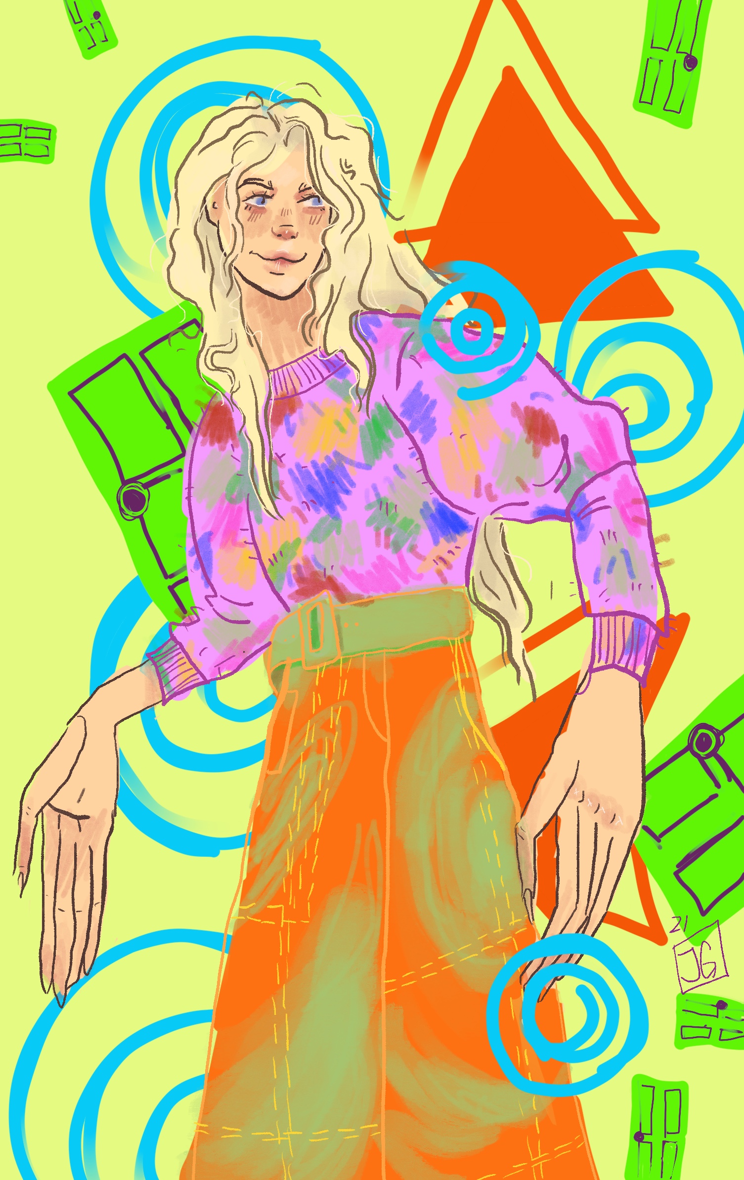 Character design illustration