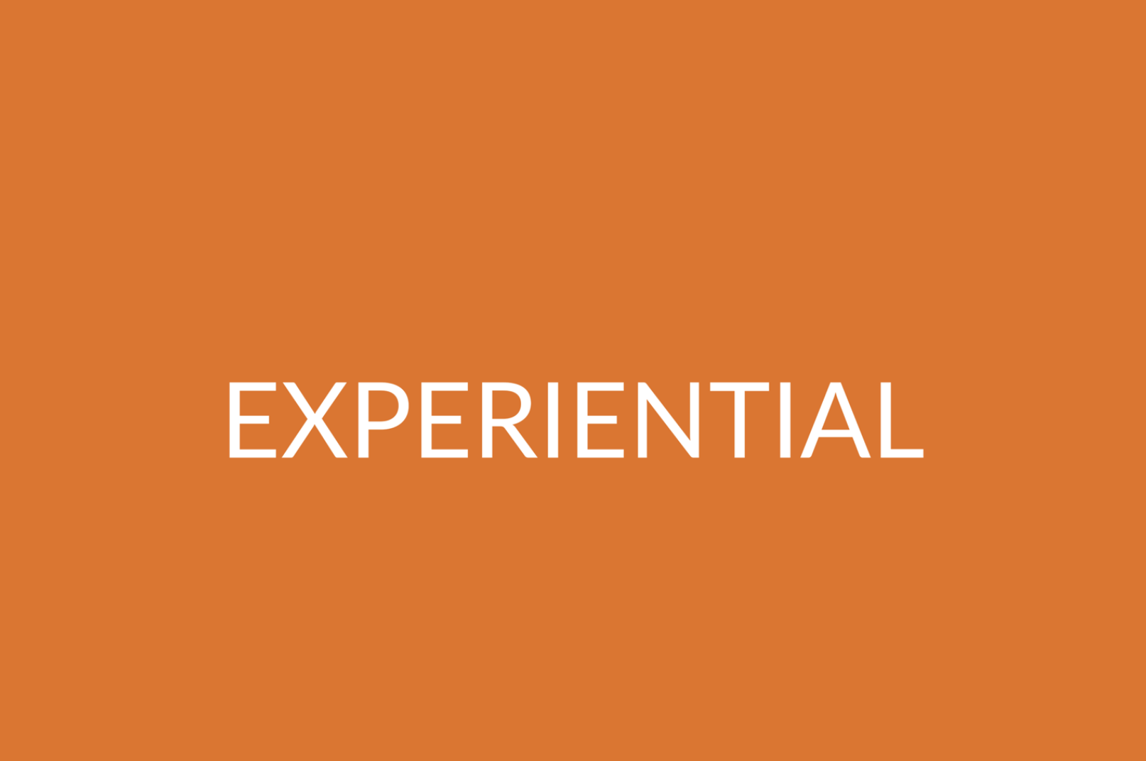 Experiential