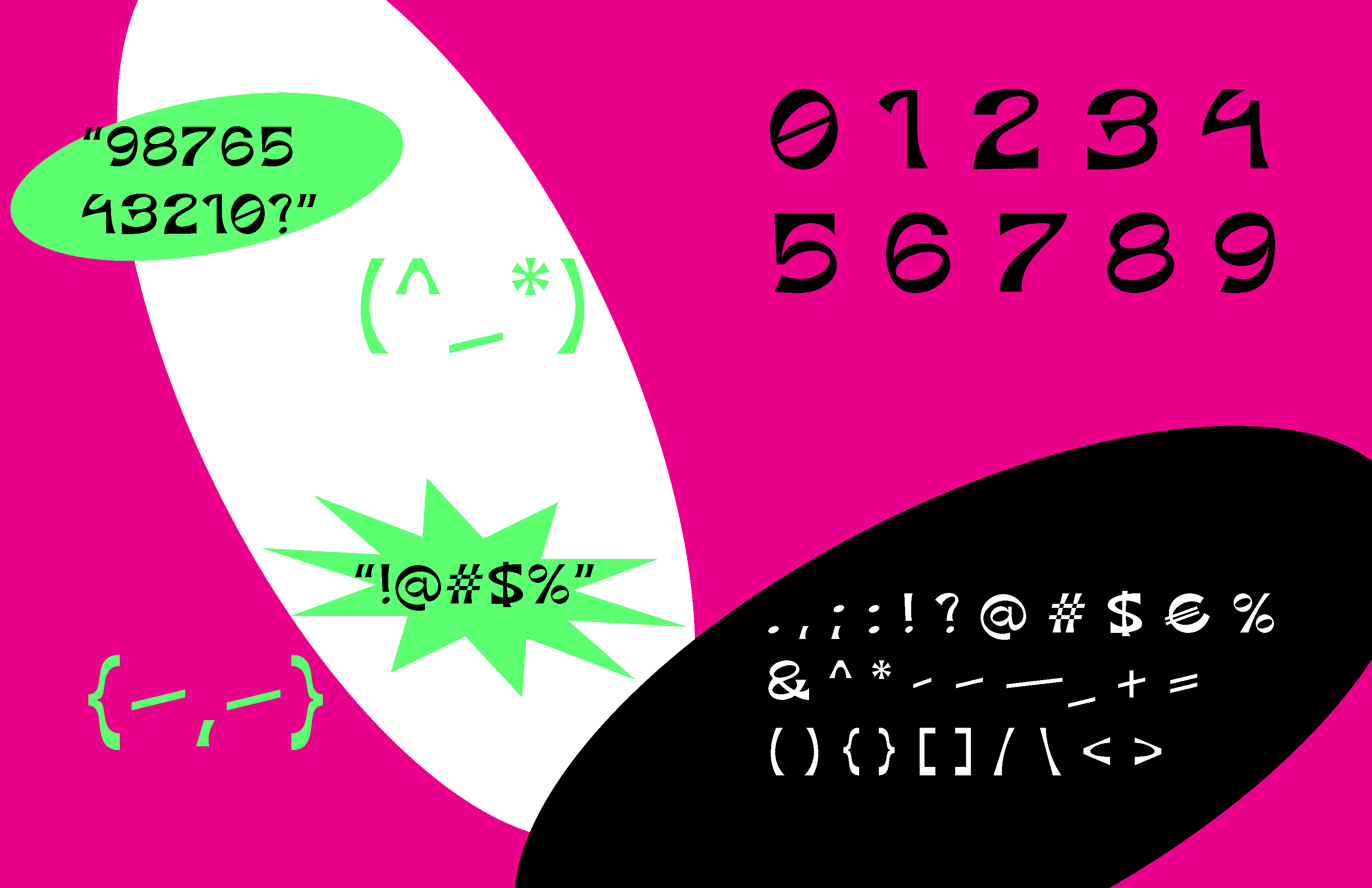 UTOPIA Typeface - NUMBERS