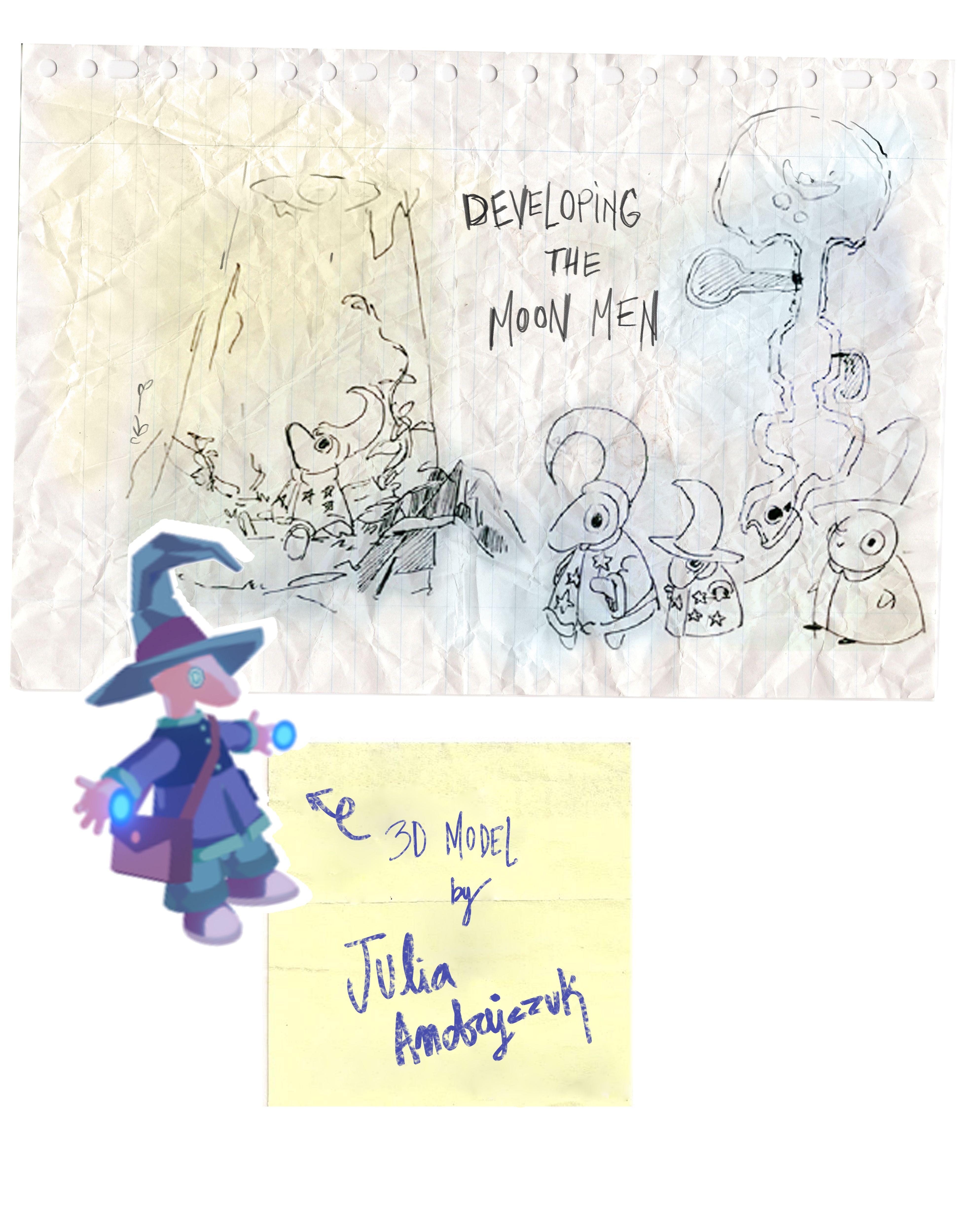 Starting Out: Moon Man Concept