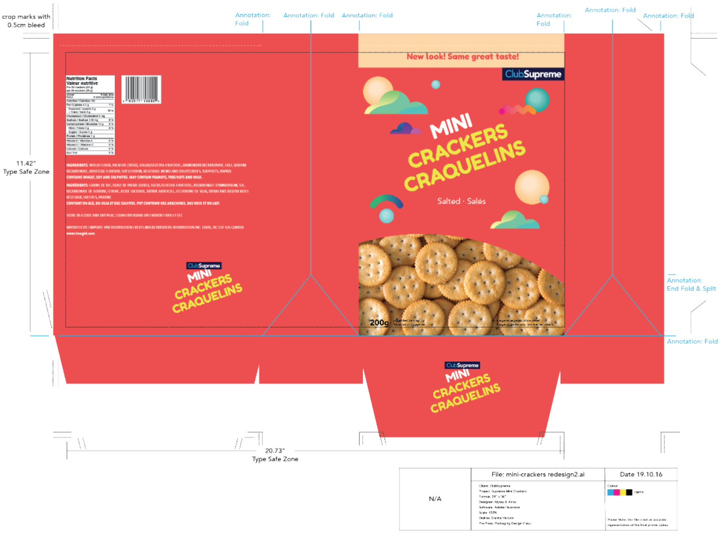 ClubSupreme - dieline red