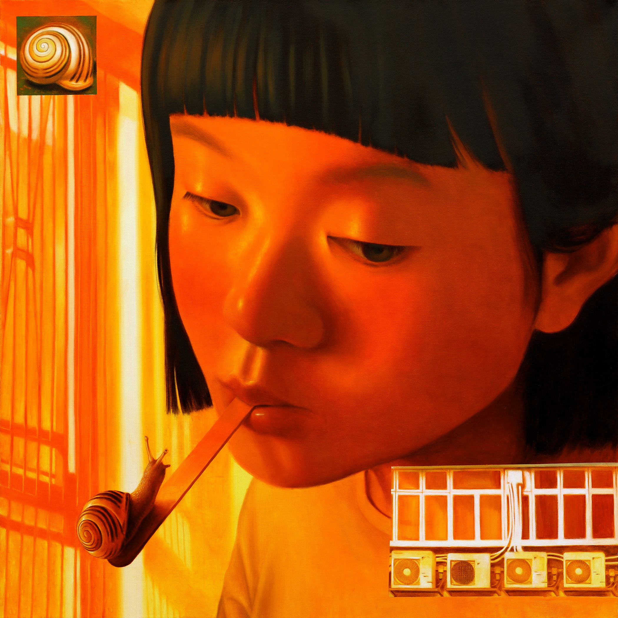 A calm heart cools the body