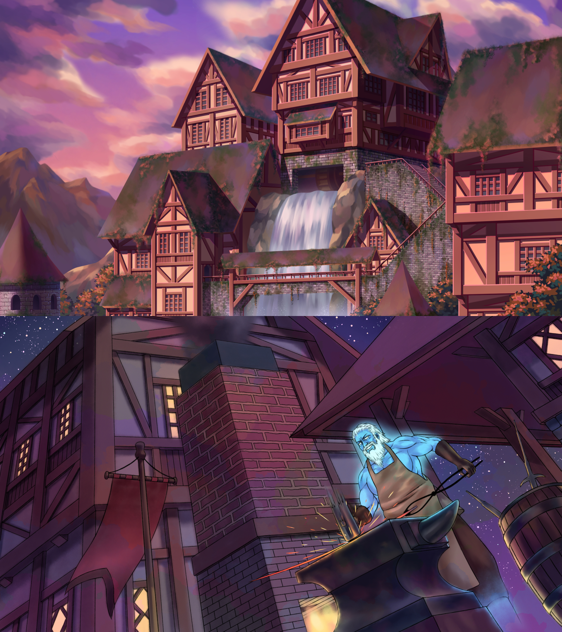 Concept: Haunted town