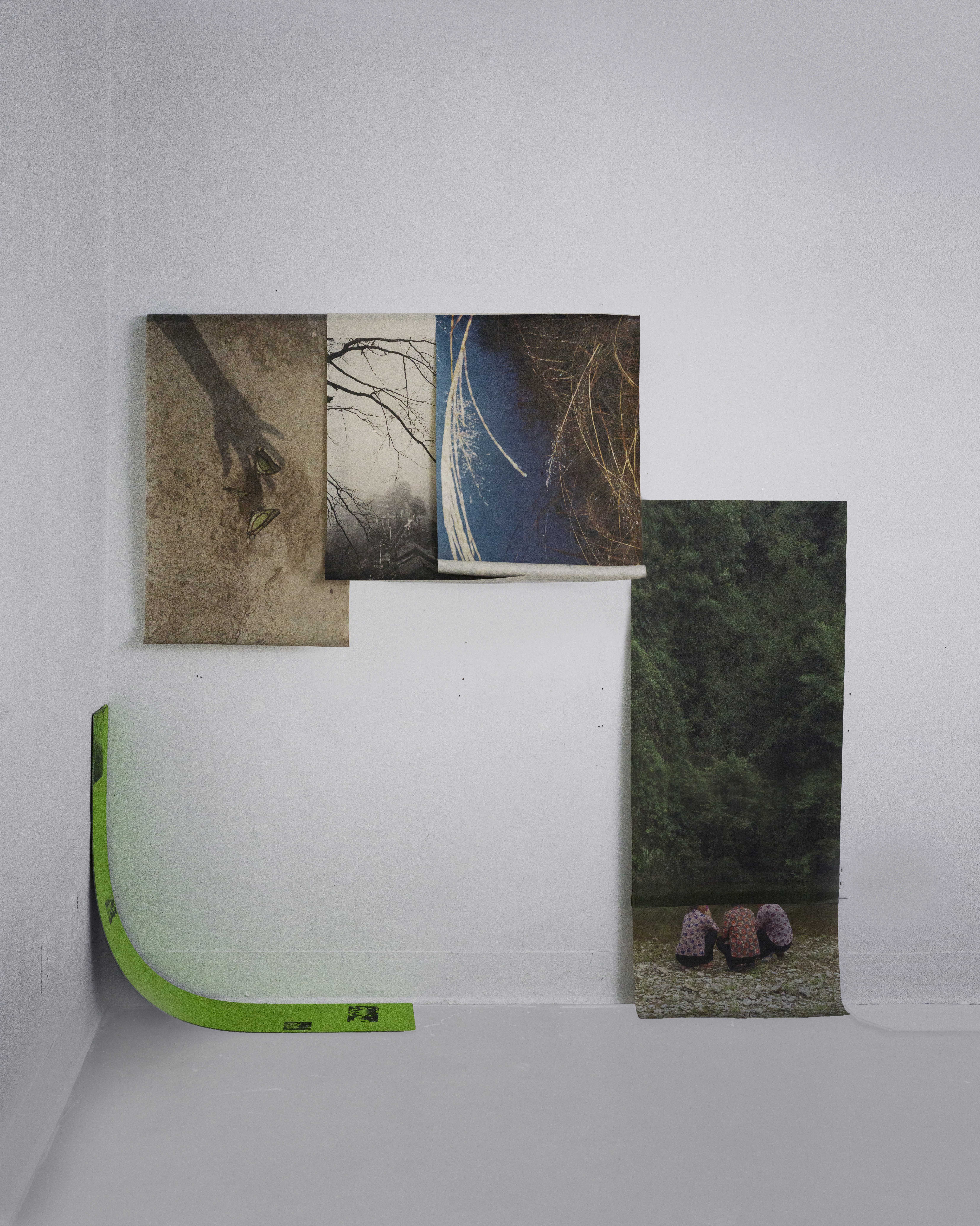 a river waiting for falling pears