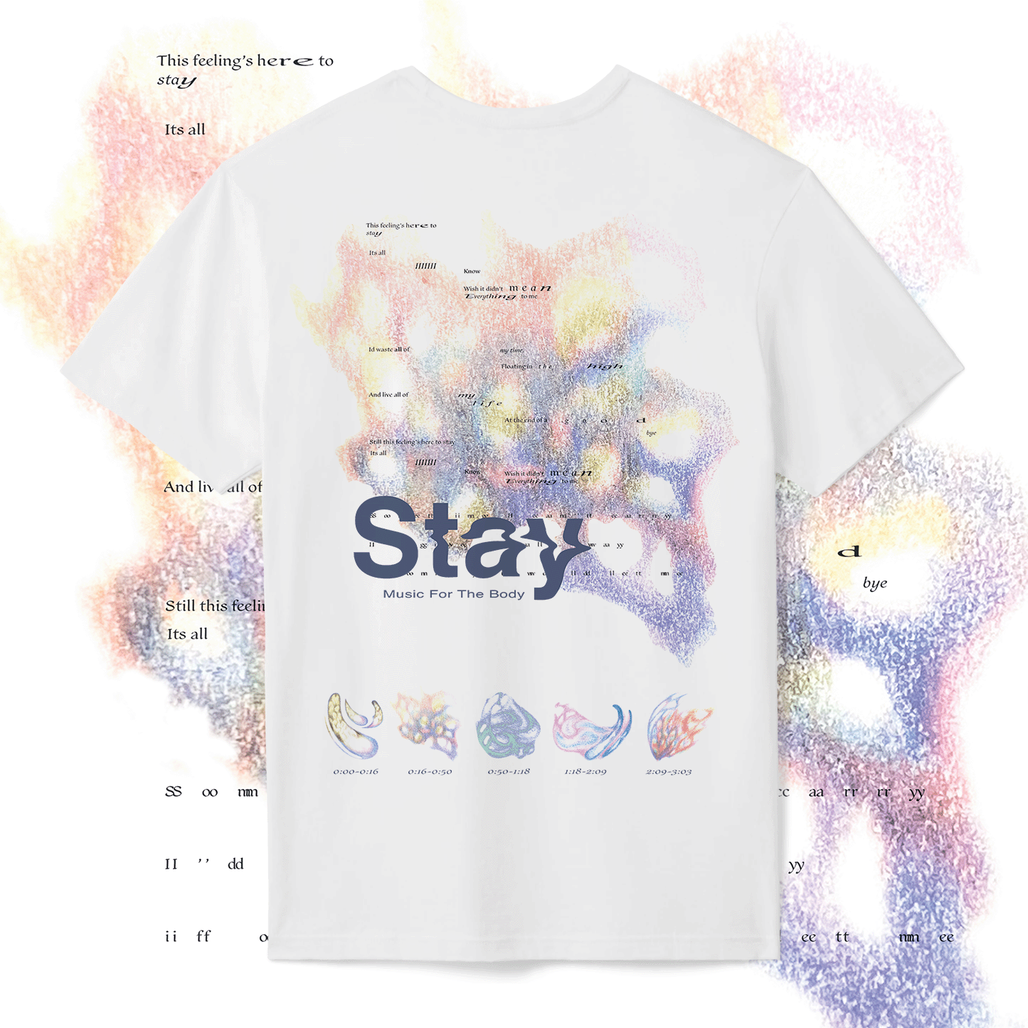Fleeting Colours "Stay" Graphic Tee