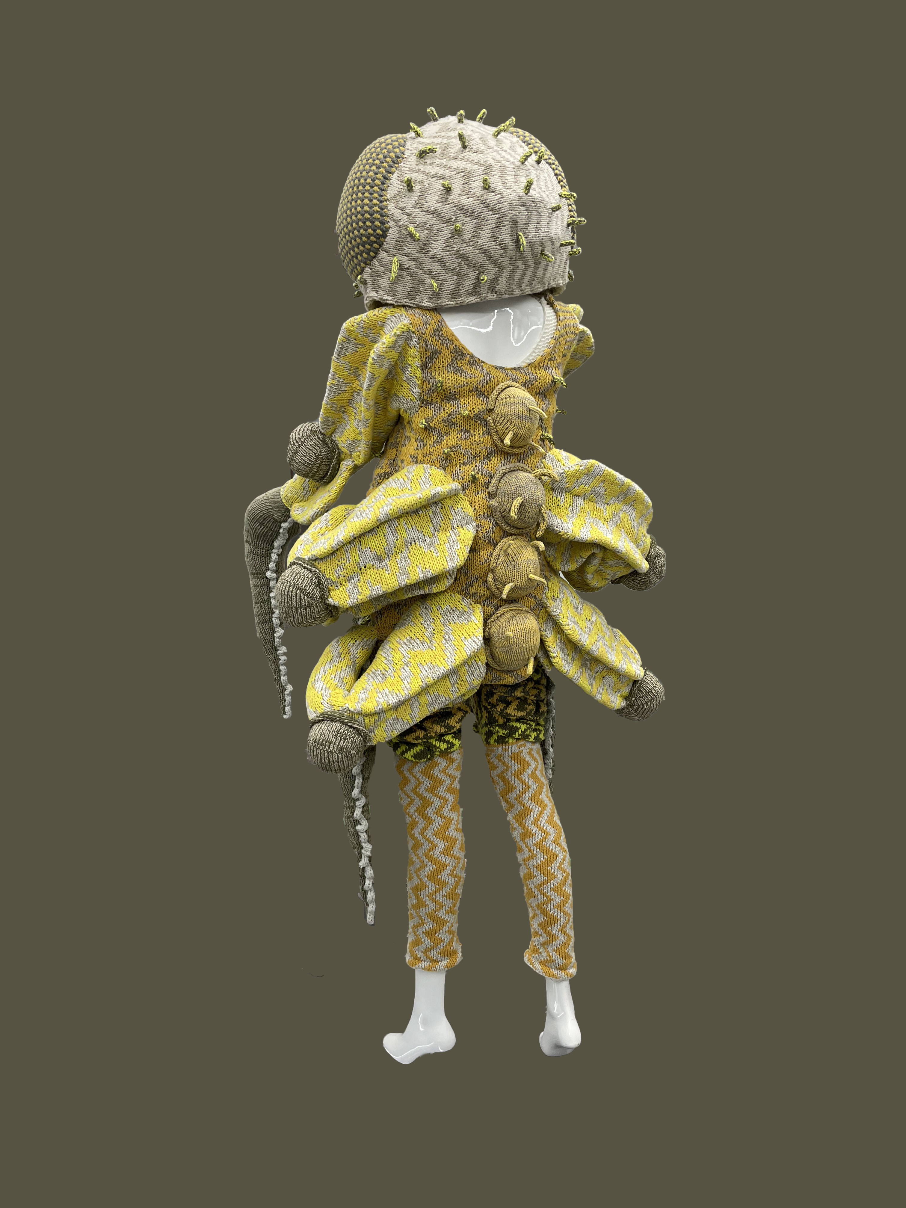 How I obliterated my body with pattern and texture.