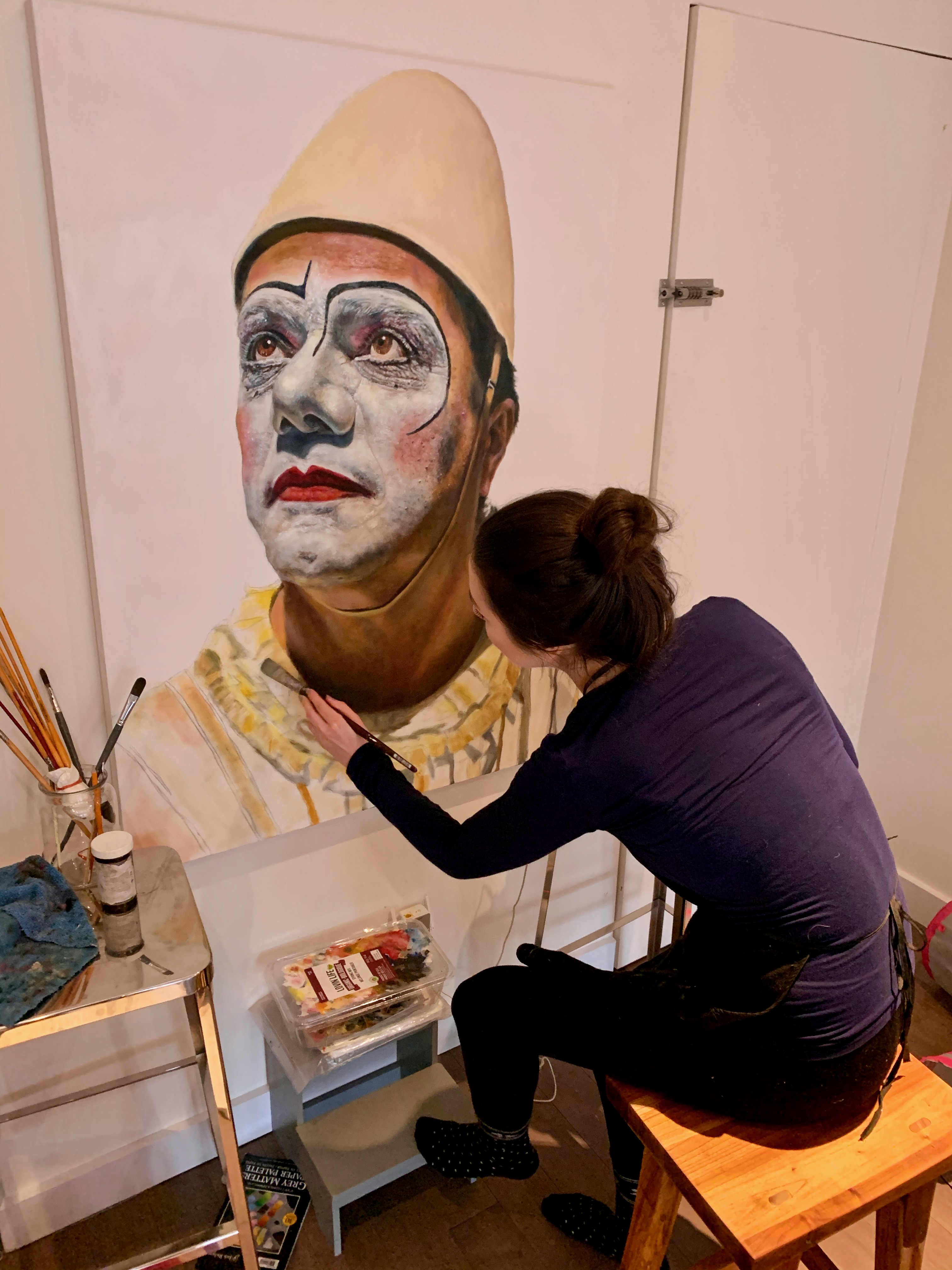 White Clown Laid Off