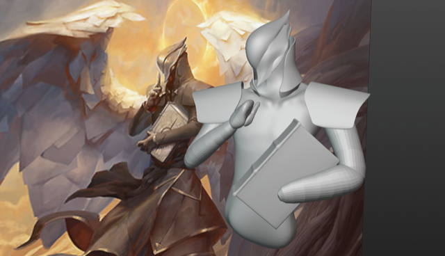 Raziel - Angel of Mysteries Miniature 3D Print