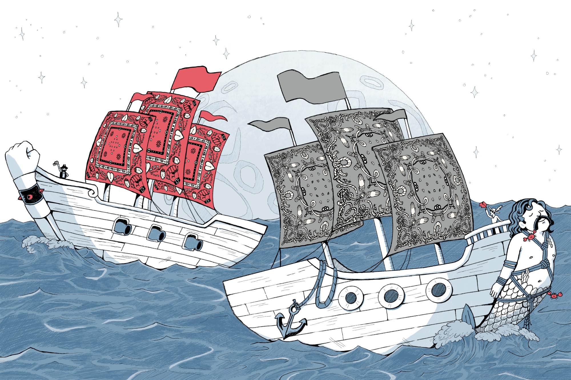 Two Ships in the Night