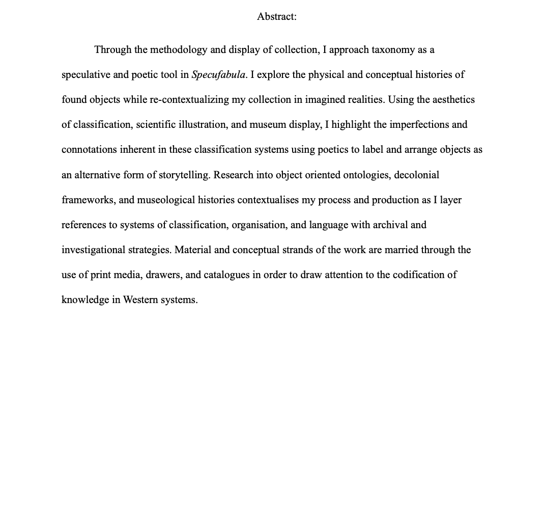 08 Specufabula: Thesis Essay