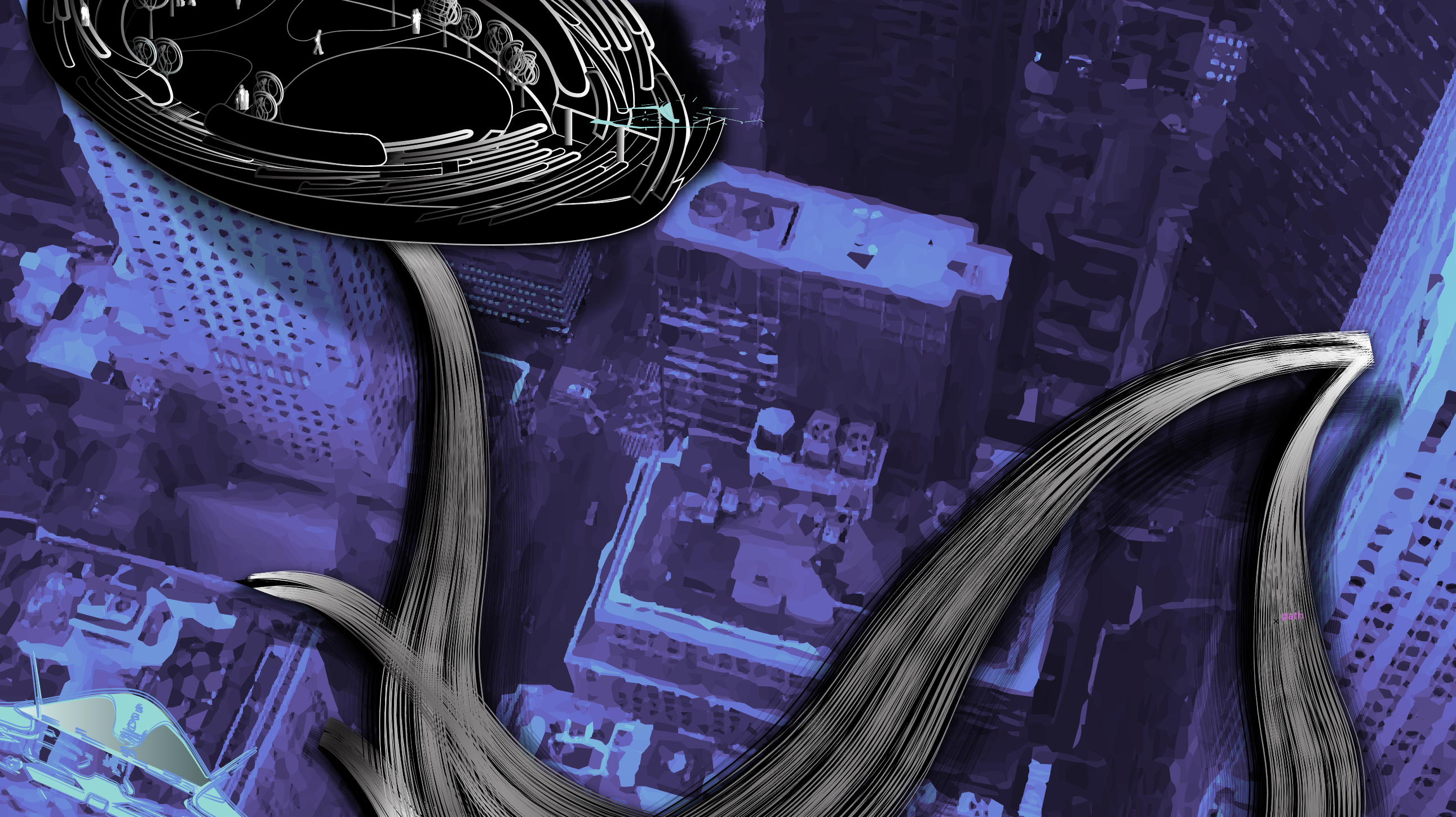 view from elevator -rendering