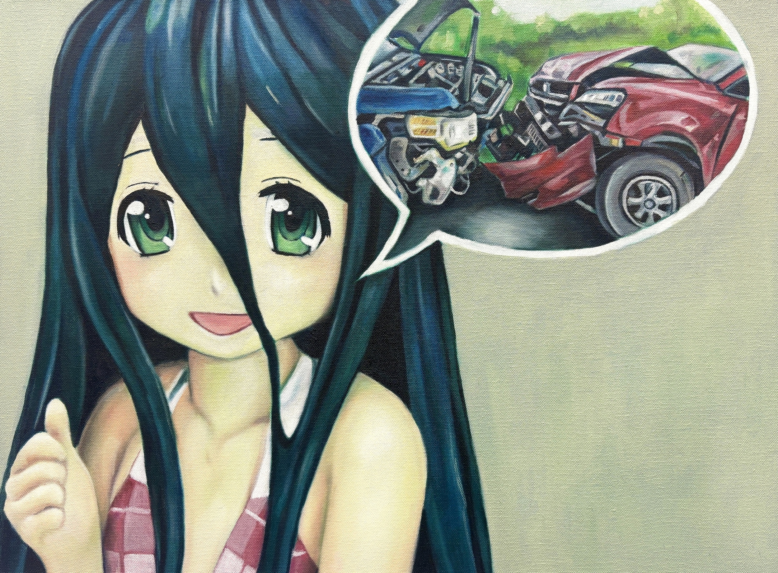 I can't stop thinking or talking about car crashes