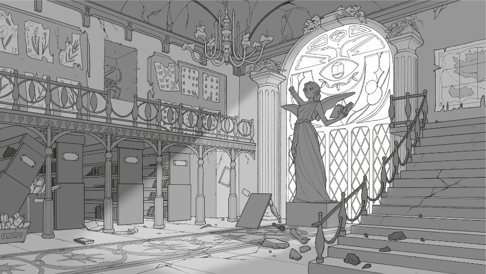 Indoor layout drawing