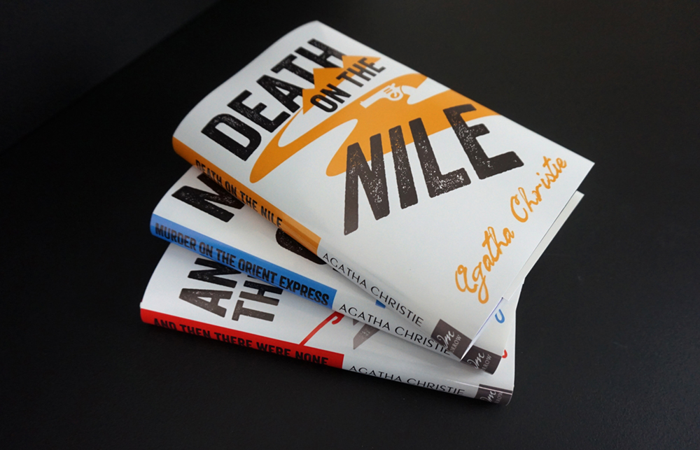 Agatha Christie Book Jacket Design Concepts