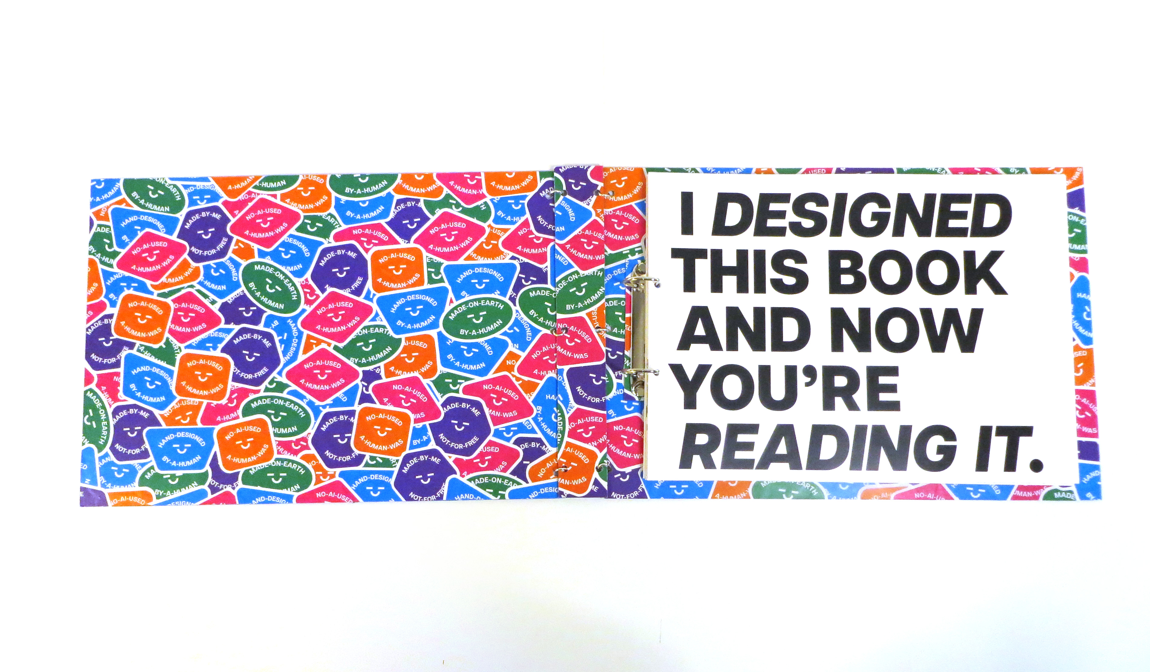 I Designed This Book and Now You're Reading I