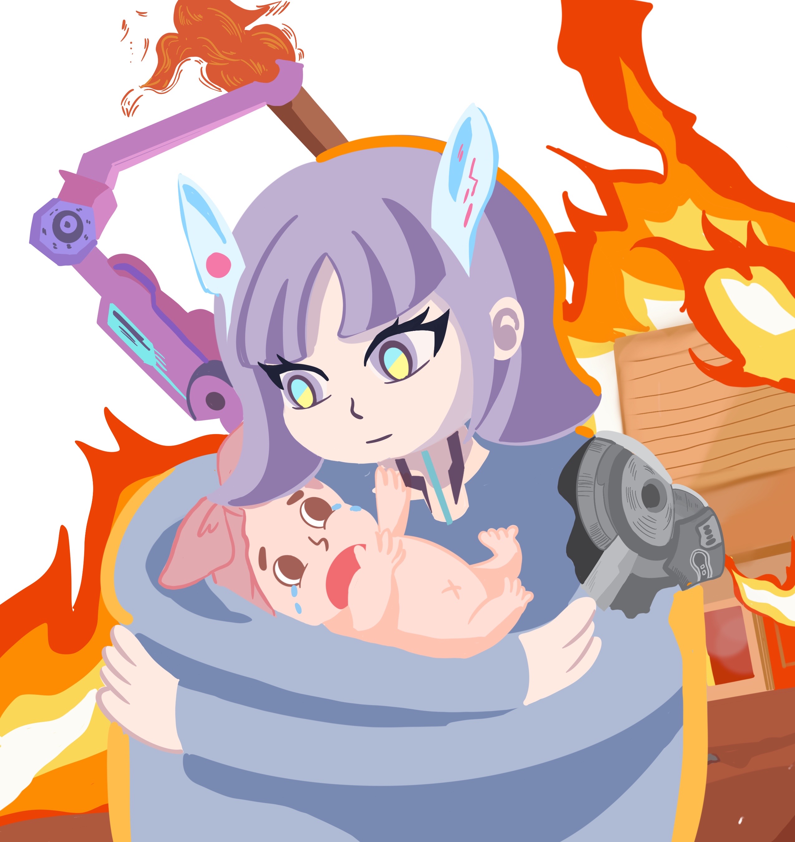 Negative side of taking care of the baby