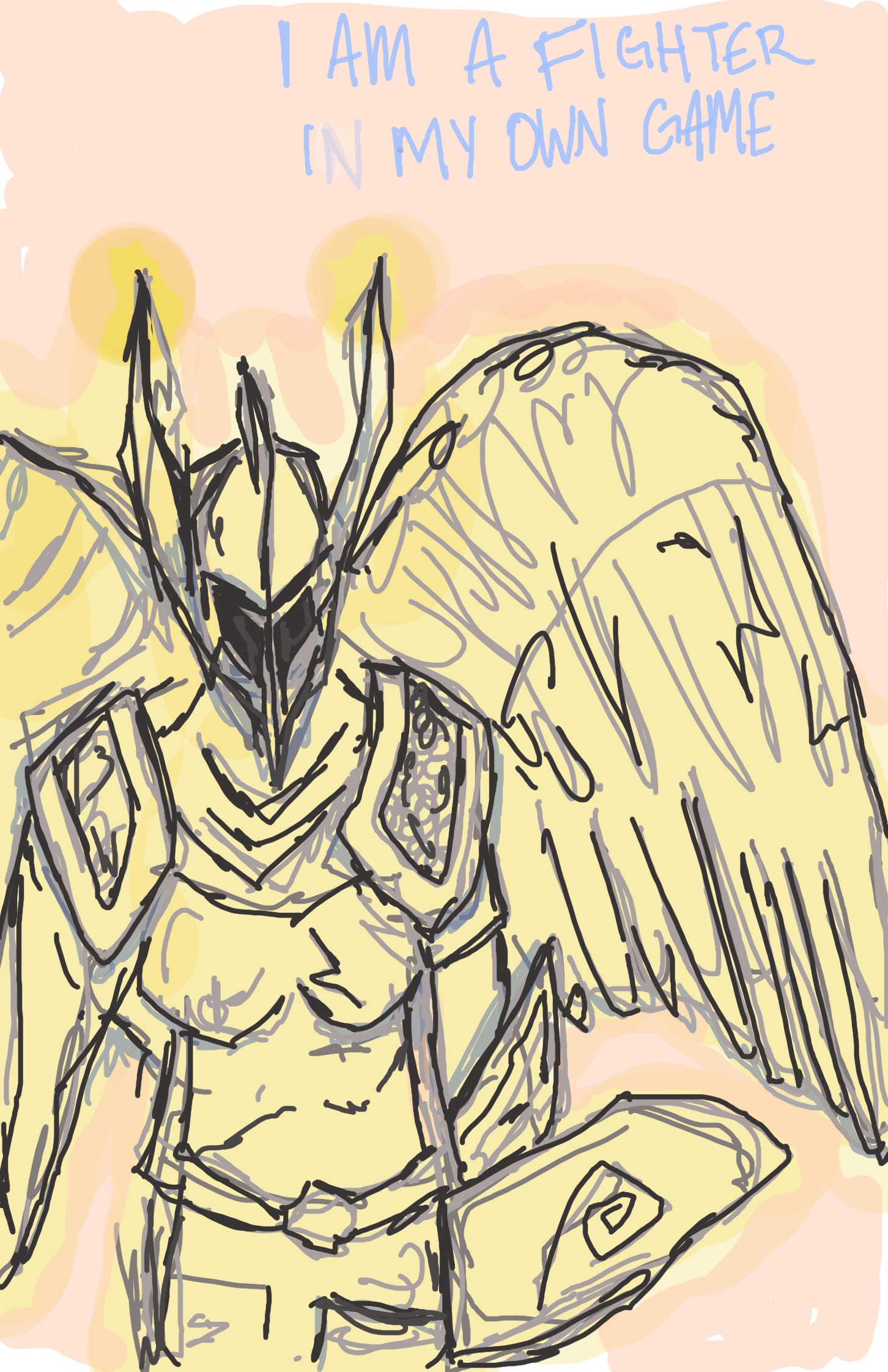 Print: I Am A Fighter In My Own Game