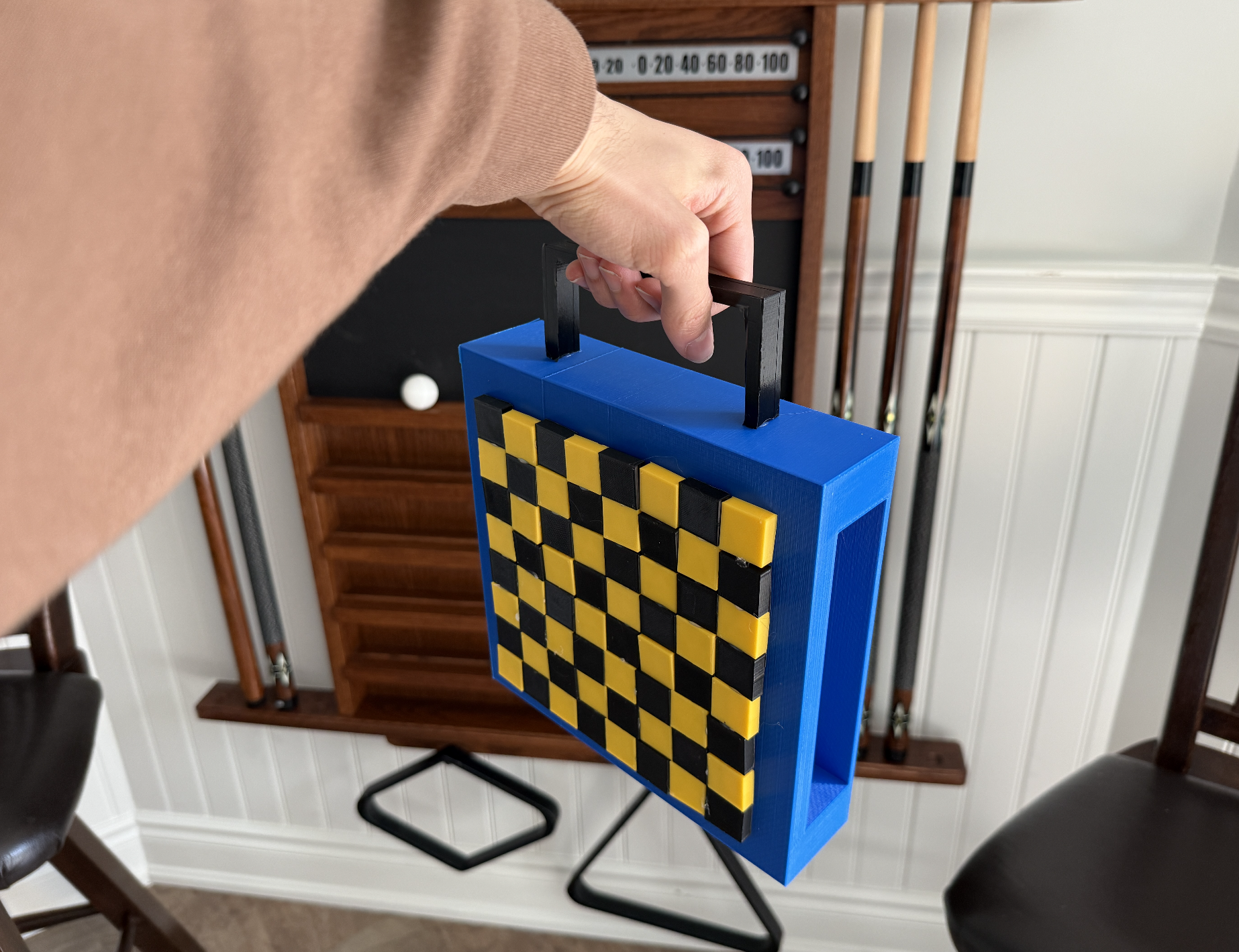 Tachyon Miniature Chess and Checkers Game Board