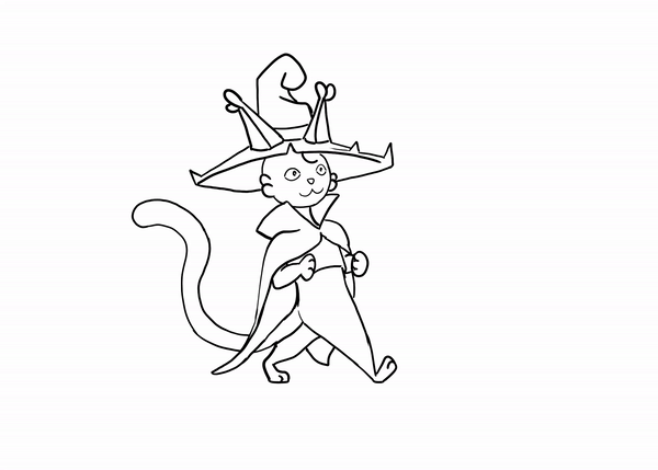 Kitters Character Rough Animation