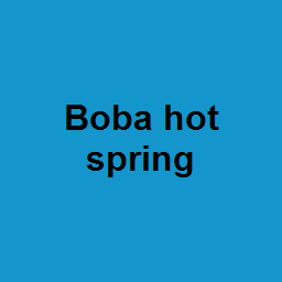 Boba hot spring