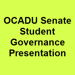 OCADU Senate Student Governance Presentation