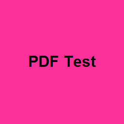 PDF Test