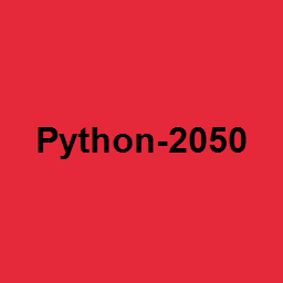 Python-2050