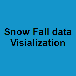 Snow Fall data Visialization 