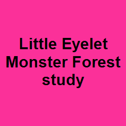 Little Eyelet Monster Forest study