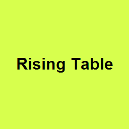 Rising Table