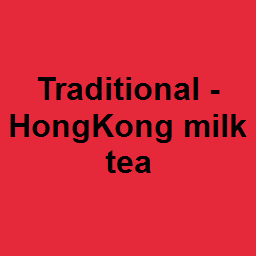 Traditional - HongKong milk tea