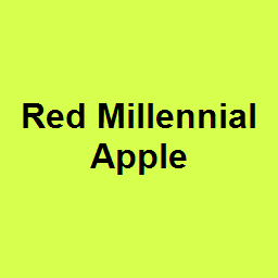 Red Millennial Apple