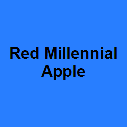 Red Millennial Apple
