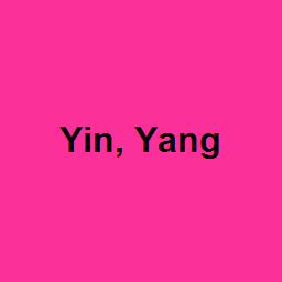 Yin, Yang