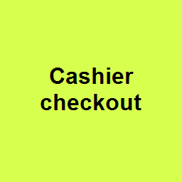Cashier checkout