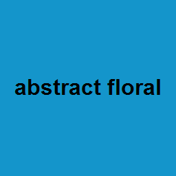 abstract floral