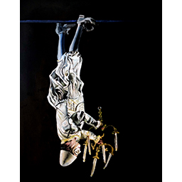 White Clown Upside Down