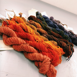 Hand Dye Yarn and Textile design