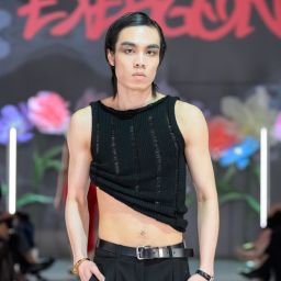 Black Sideways Top